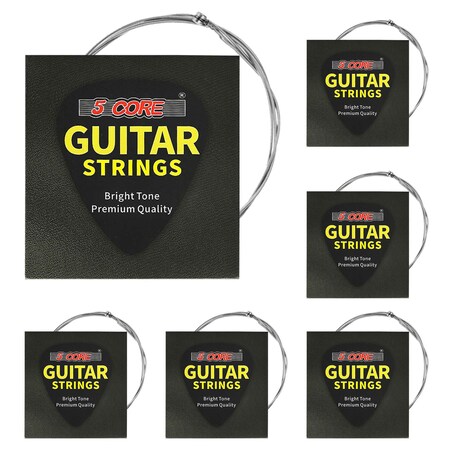 5 Core Guitar strings Steel Acoustic Guitar Strings guitar & bass accessories Extra Light GS EL NK 6Set